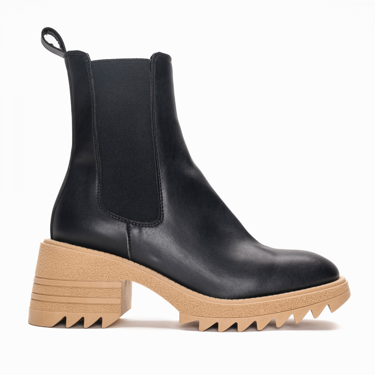 Vegan Boots | Online Shopping | Black vegan chelsea ankle boot - Freda_Black